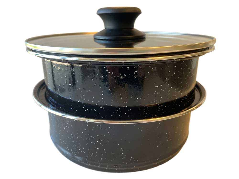 Stackable Pots with Glass Lid : Doug & Stacy Special
